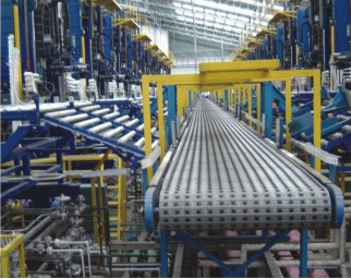 Auto parts industry conveyor system