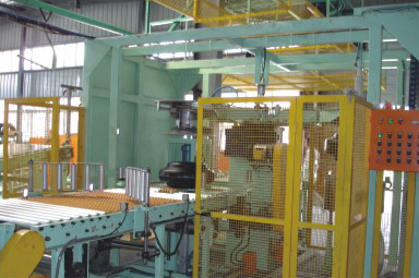 Auto parts industry conveyor system