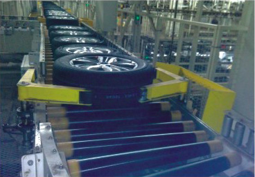 Auto parts industry conveyor system