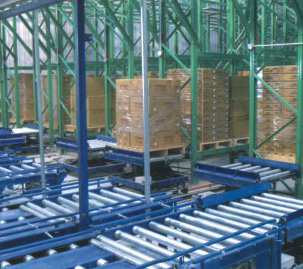 Three-dimensional warehouse ins and outs conveyor system