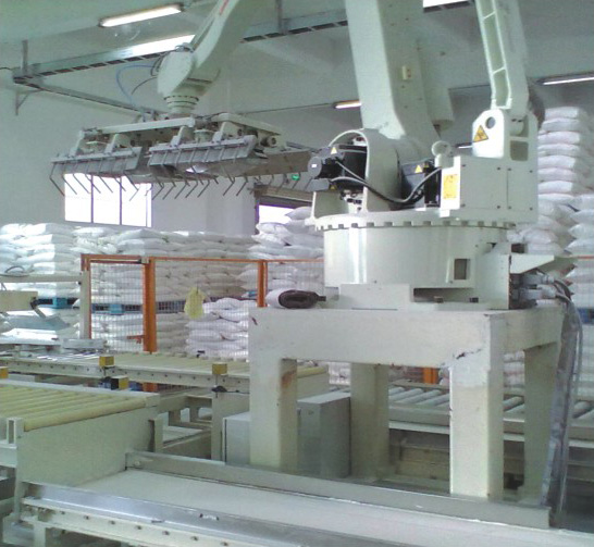 Pallet logistics warehousing conveyor system