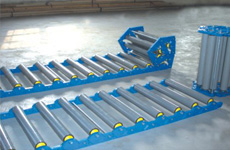 Rolled-up conveyor