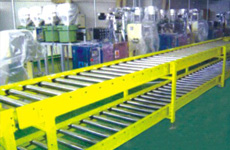 Single/double-chain roller conveyor