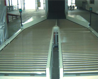 Logistics warehousing conveyor line system