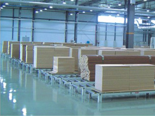 Household items conveyor line