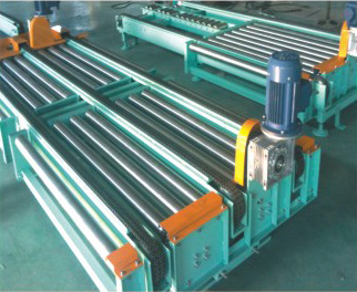 Heavy equipment conveyor line system